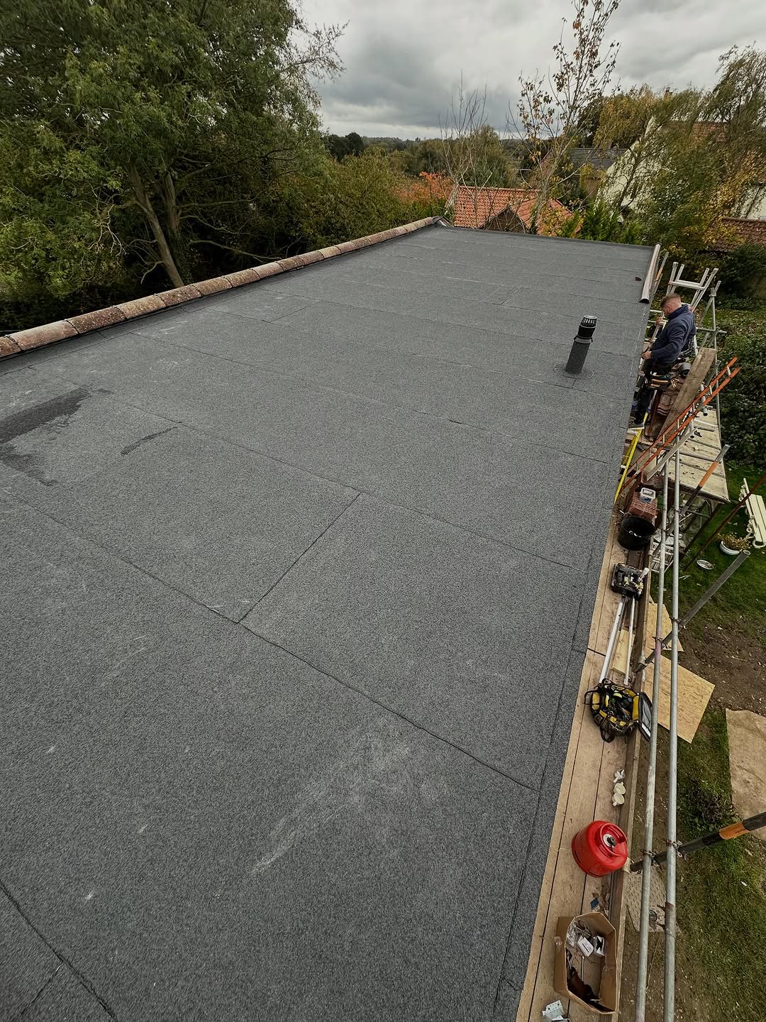 50m2 3 layer torch on system on a recent dormer project!